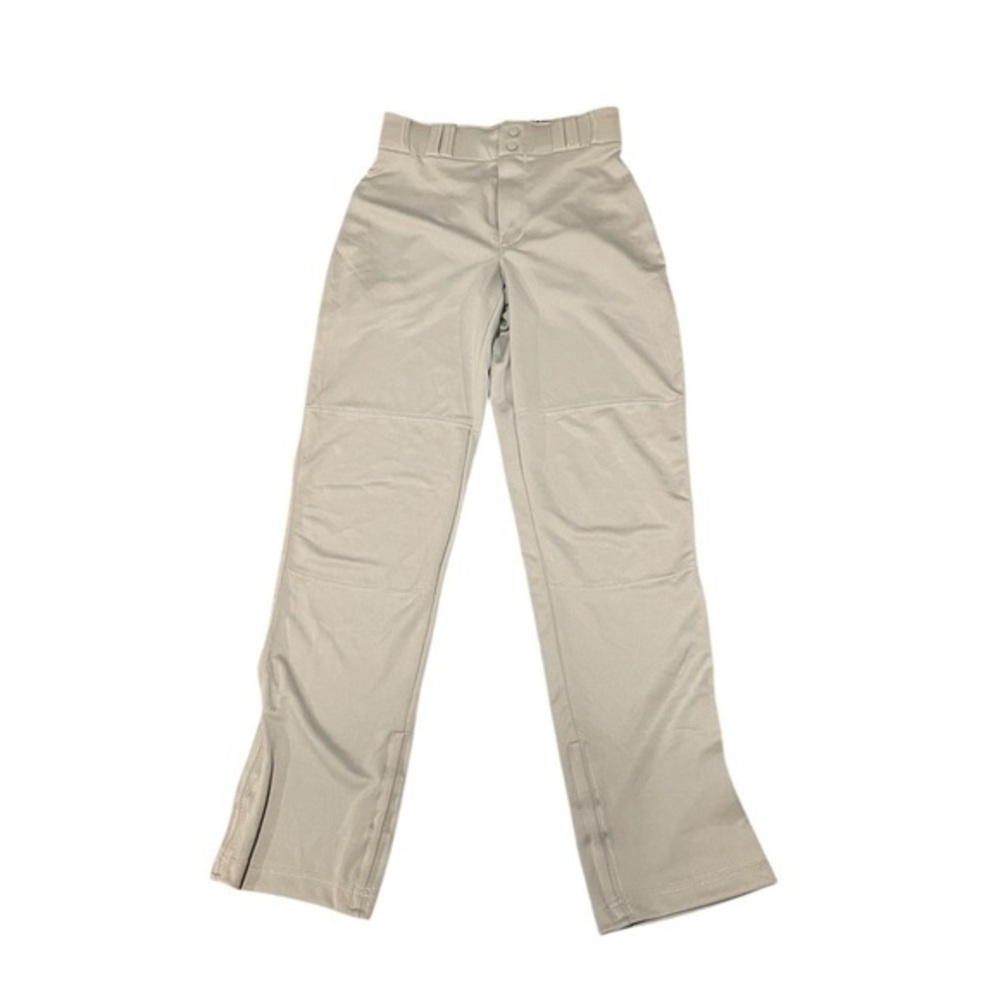 NEW Small Champro Baseball Pants Mens Gray Open Bottom Uniform